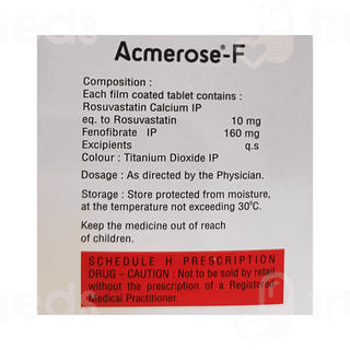 Acmerose-F 160/20 Mg Tablet 10