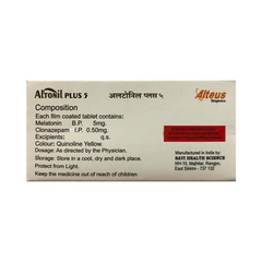 Altonil Plus 5/0.5 MG Tablet 10
