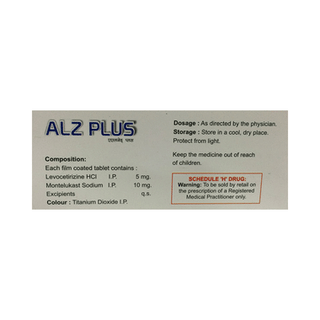 Alz Plus 5/10 MG Tablet 10