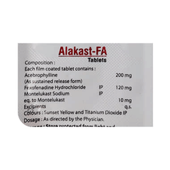 Alakast Fa 10/120/200 MG Tablet 10
