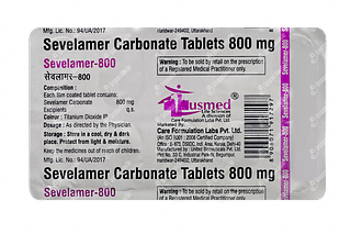 Sevelamer 800 MG Tablet 10