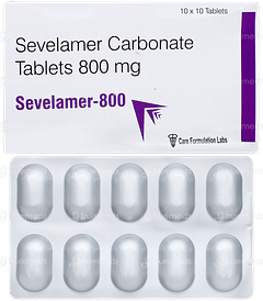 Sevelamer 800 Tablet 10