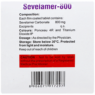 Sevelamer 800 Tablet 10