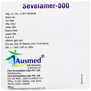 Sevelamer 800 Tablet 10