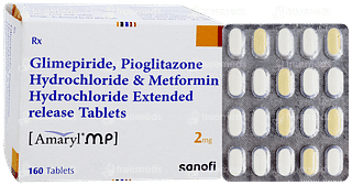 Amaryl Mp 2mg Tablet 20