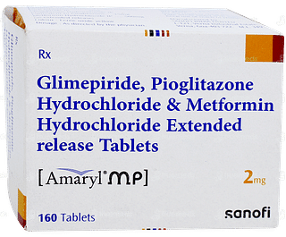 Amaryl Mp 2mg Tablet 20