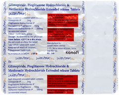 Amaryl Mp 2mg Tablet 20