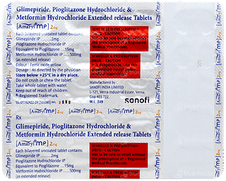 Amaryl Mp 2mg Tablet 20