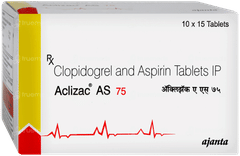 Aclizac As 75 Tablet 15