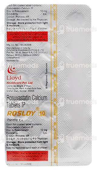 Rosloy 10 MG Tablet 15