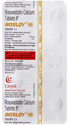 Rosloy 10 Tablet 15 Rosloy 10 Tablet 15