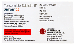 Jbtor 20 Tablet 10