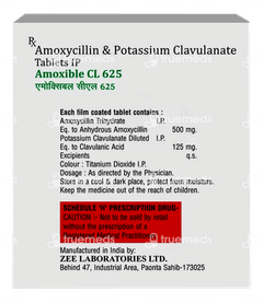 Amoxible Cl 625 Tablet 10