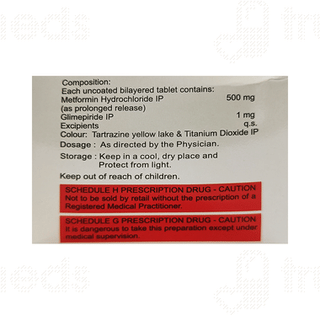 Acmeglim M 1/500 Mg Tablet Pr 10