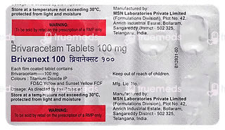 Brivanext 100 MG Tablet 10