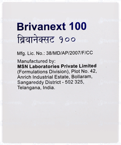 Brivanext 100 Tablet 10 Brivanext 100 Tablet 10