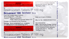 Brivanext 100 Tablet 10 Brivanext 100 Tablet 10