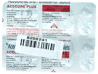 Acecure Plus 100/325 Mg Tablet 10