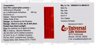 Azicin 250 Mg Tablet 6