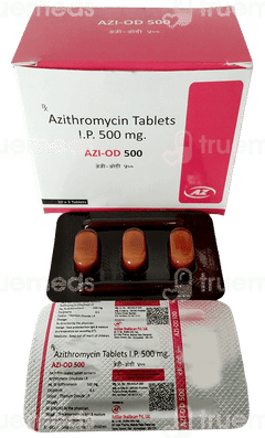 Azi Od 500 Mg Tablet 3 Azi Od 500 Mg Tablet 3