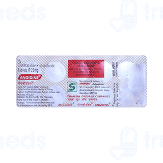 Angidine 20 MG Tablet 10