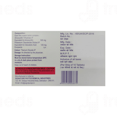 Amoxsyn Cv 625 Tablet 10 Amoxsyn Cv 625 Tablet 10
