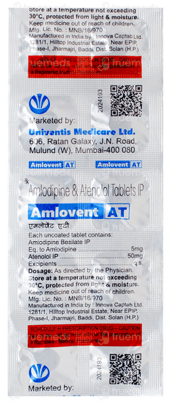 Amlovent At Tablet 10 Amlovent At Tablet 10