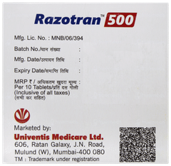 Razotran 500 Tablet 10