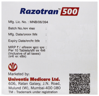 Razotran 500 Tablet 10