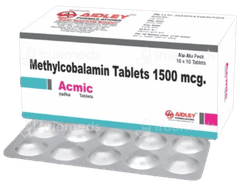 Acmic 1500 Mcg Tablet 10 Acmic 1500 Mcg Tablet 10