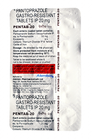 Pentab 20 MG Tablet 15