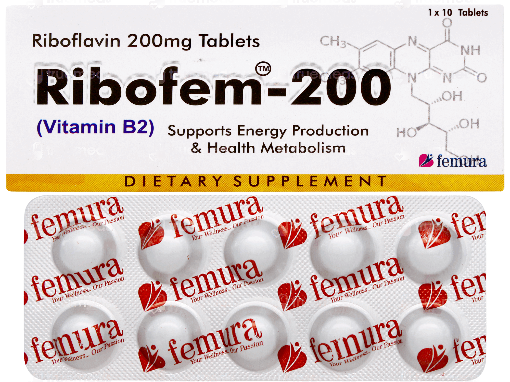 Ribofem 200 MG | Order Ribofem 200 MG Tablet Online at Truemeds