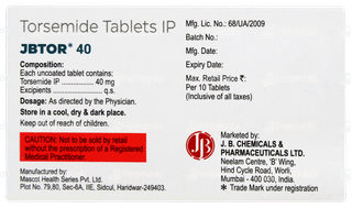 Jbtor 40 Tablet 10