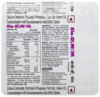 Bio D3 Mom Tablet 15