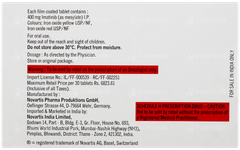 Glivec 400mg Tablet 10