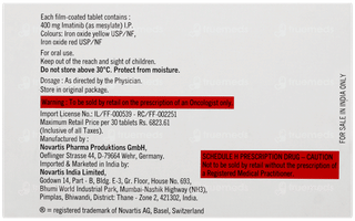 Glivec 400mg Tablet 10