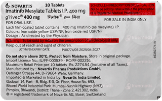 Glivec 400mg Tablet 10