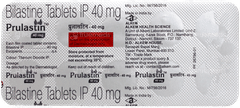Prulastin 40mg Tablet 10 Prulastin 40mg Tablet 10