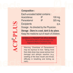 Acp Plus 100/325 MG Tablet 10 Acp Plus 100/325 MG Tablet 10