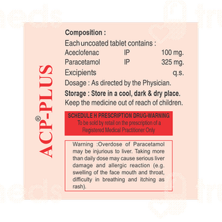 Acp Plus 100/325 MG Tablet 10