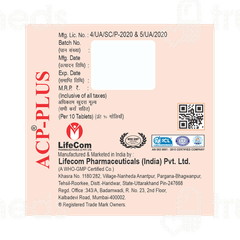 Acp Plus 100/325 MG Tablet 10 Acp Plus 100/325 MG Tablet 10