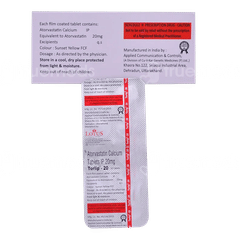 Torlip 20 Mg Tablet 10 Torlip 20 Mg Tablet 10