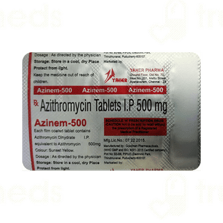 Azinem 500 Tablet 10