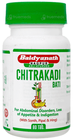 Baidyanath Chitrakadi Bati Tablet 80 Baidyanath Chitrakadi Bati Tablet 80