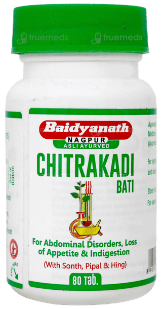 Baidyanath Chitrakadi Bati Tablet 80