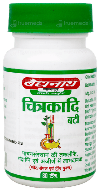 Baidyanath Chitrakadi Bati Tablet 80