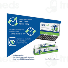 Go 365 Nutra Nutraceutical Tablets Box Of 30