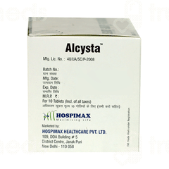 Alcysta 500/150 MG Tablet 10 Alcysta 500/150 MG Tablet 10