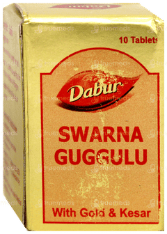Dabur Swarna Guggulu Tablet 10