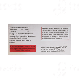 Acmetel 40 Mg Tablet 10
